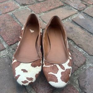 Pony Hair Ballet Flats